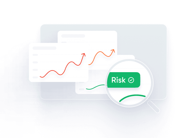 Illustration of automated prior art and risk assessment.